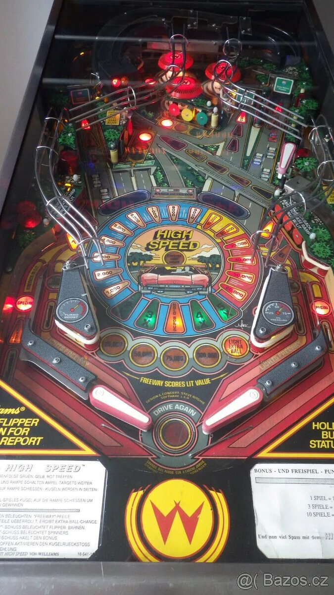 Pinball Pinall Williams High Sped - 3