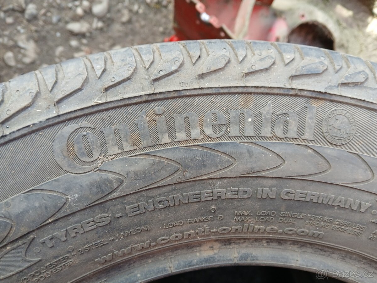 2x letni continental 235/65 R16C, dezen=5,5mm - 3