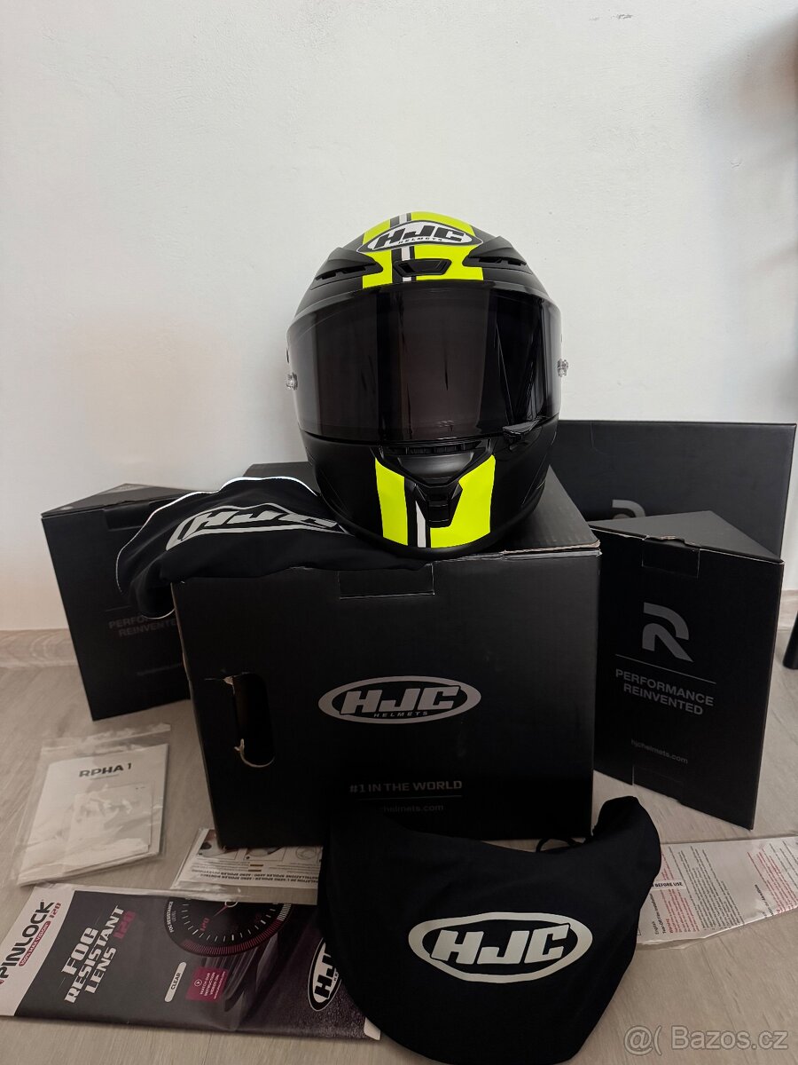 Prodám helmu na moto HJC RPHA 1 Senin MC3HSF vel. S - 3