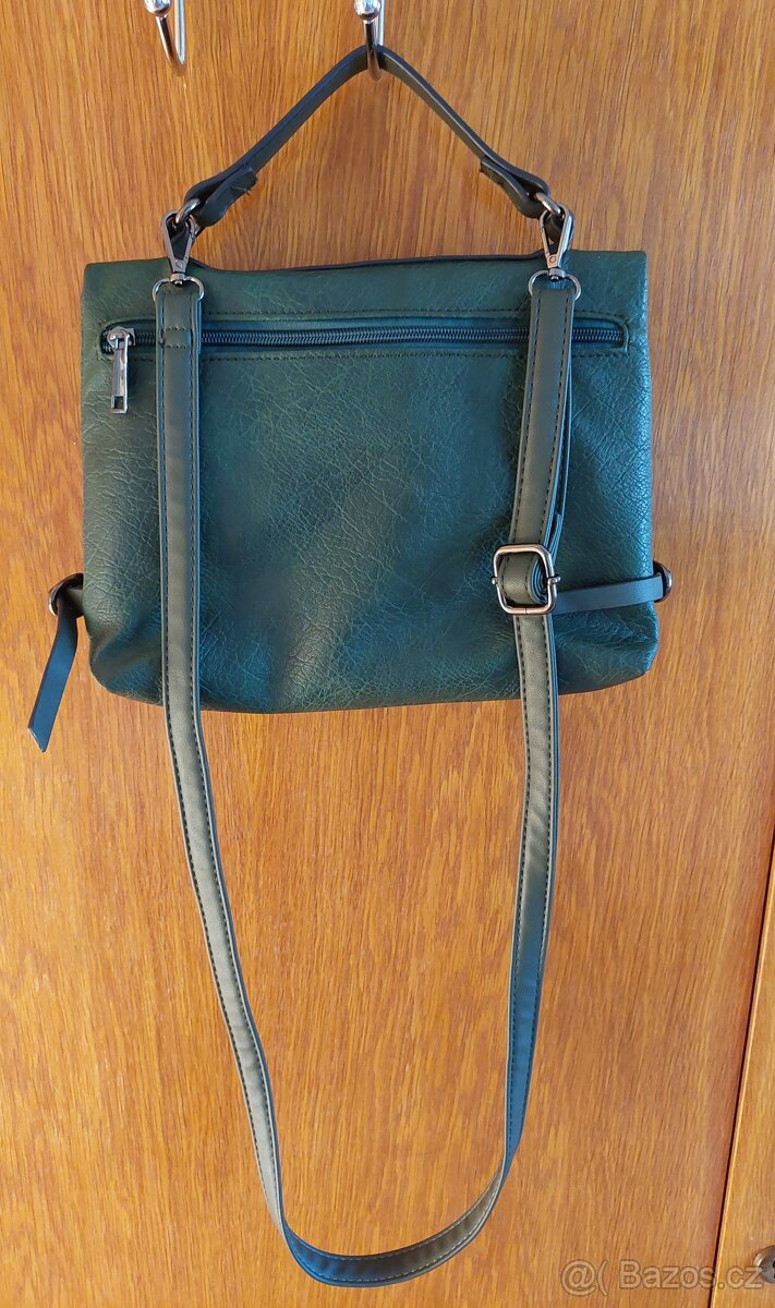 Tmavě zelená kabelka - 3