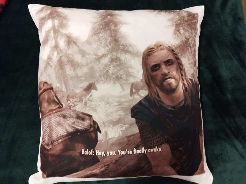 Prodám nový polštář z hry The Elder Scrolls 40x40 PC 599 - 3