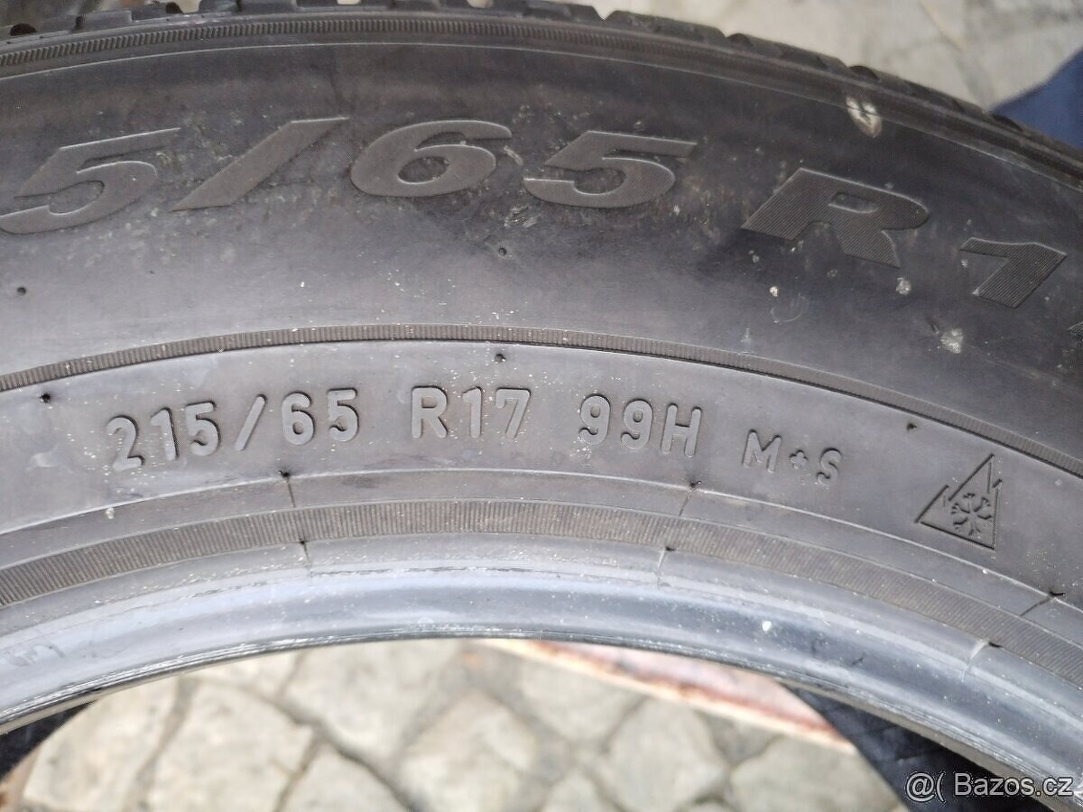 215/65/17 zimní pneu NOKIAN a PIRELLI 215/65 R17 - 3