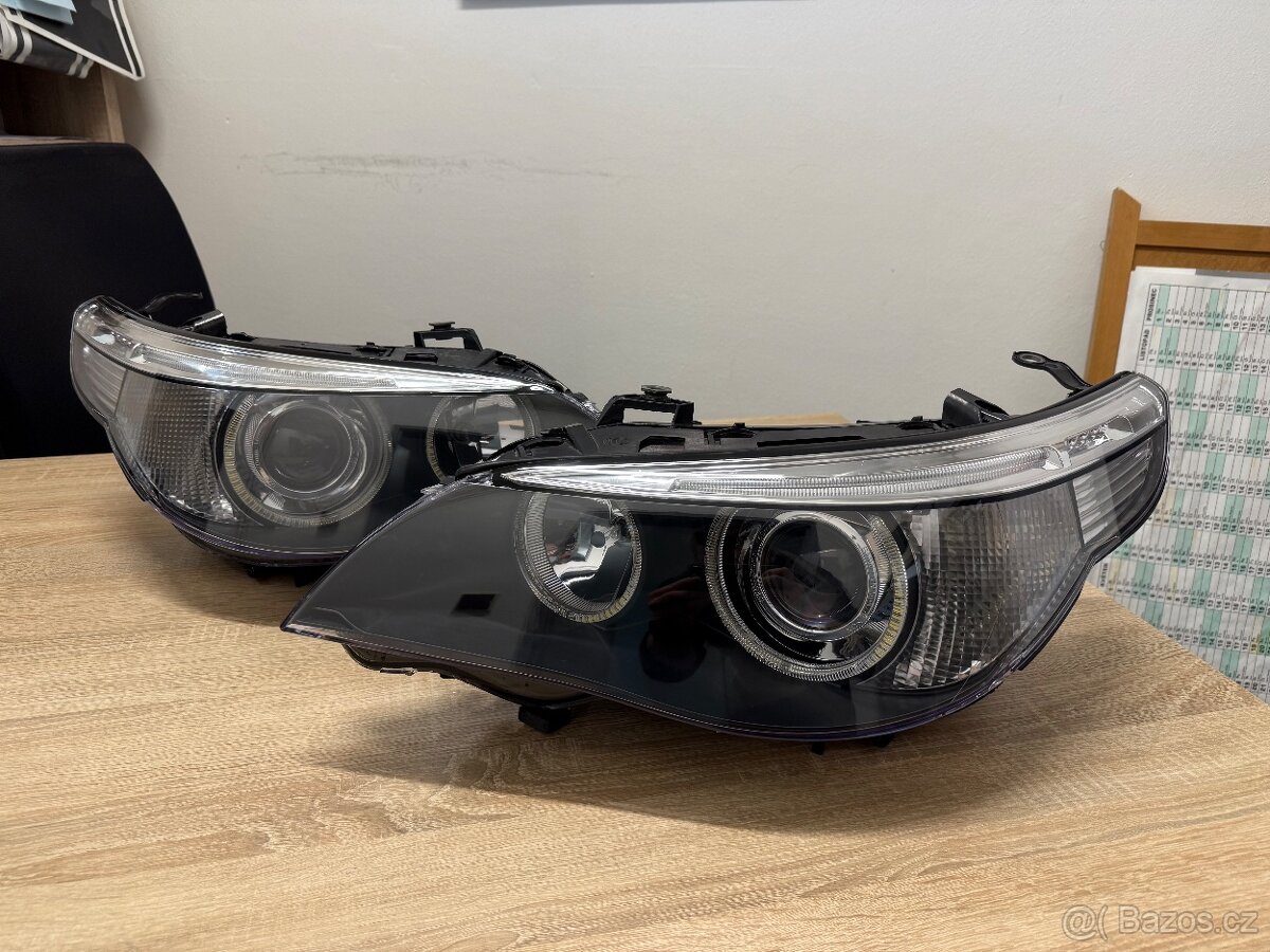 Originál repasované světlomety BMW e60/61 - 3