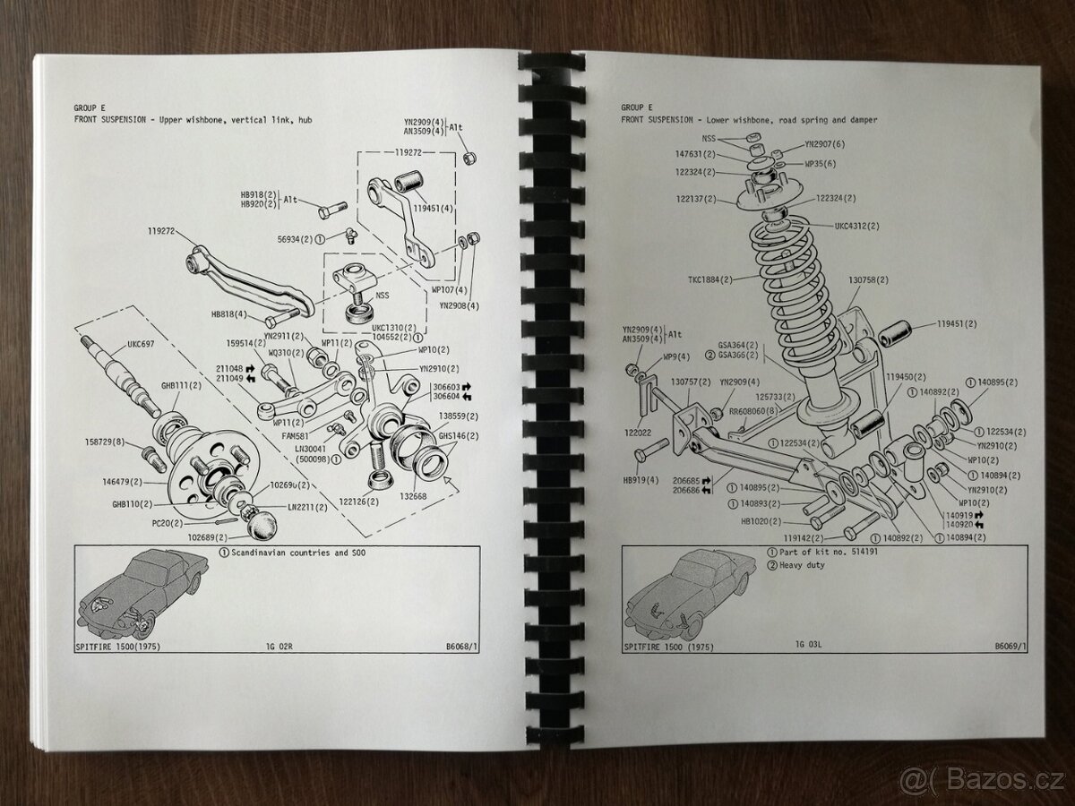 Katalog dílů Triumph Spitfire 1500 od 1975 - 3