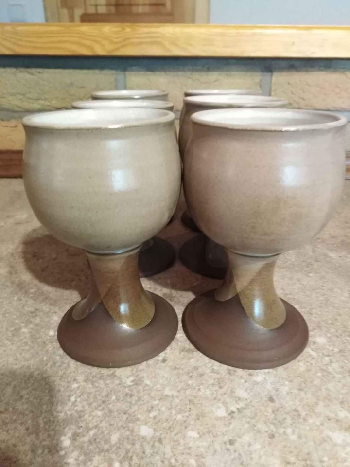 Poháry retro - keramické. - 3