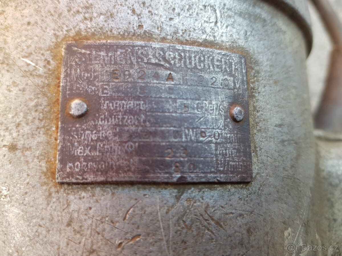 Historická celokovová vrtačka Siemens-Schuckert - 3