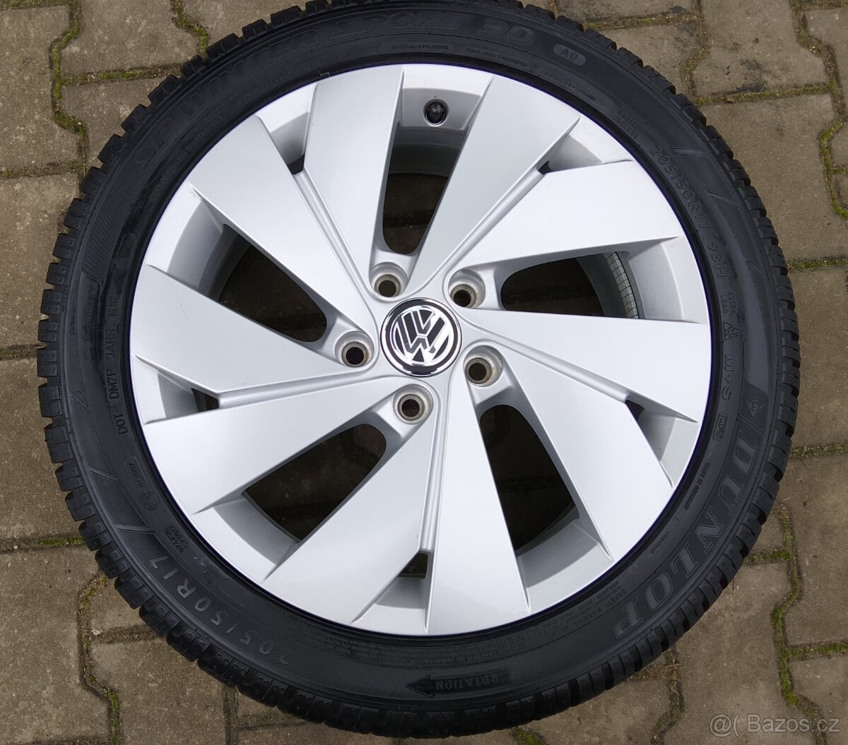 Zimní alu disky originální VW Golf VIII 5x112 R17 - 3
