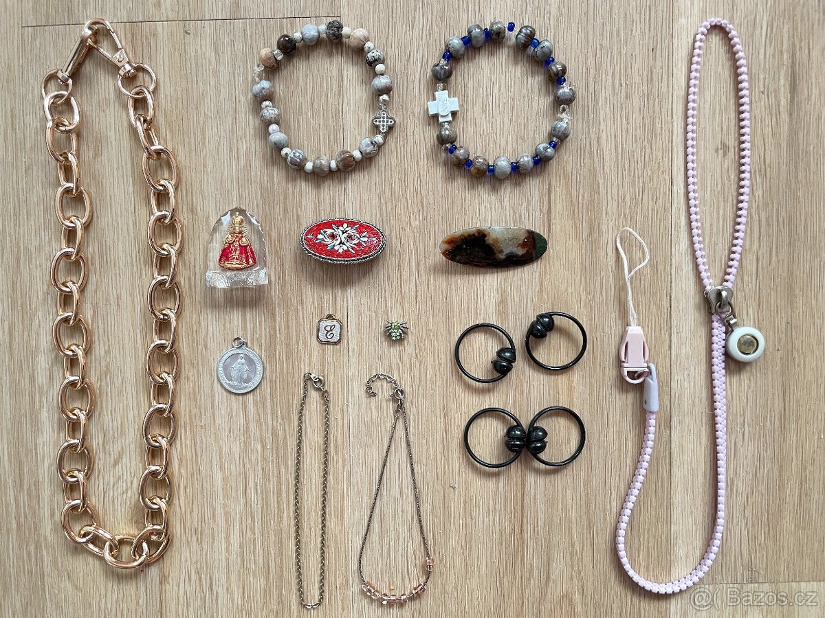 Náušnice, náramky, řetízky - 3