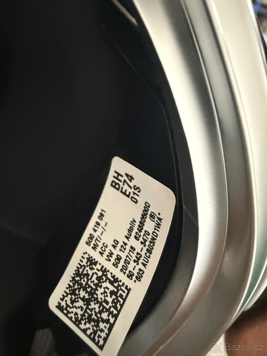 VOLKSWAGEN GOLF MK7 GTE Multifunkční volant 5G0419091BH - 3