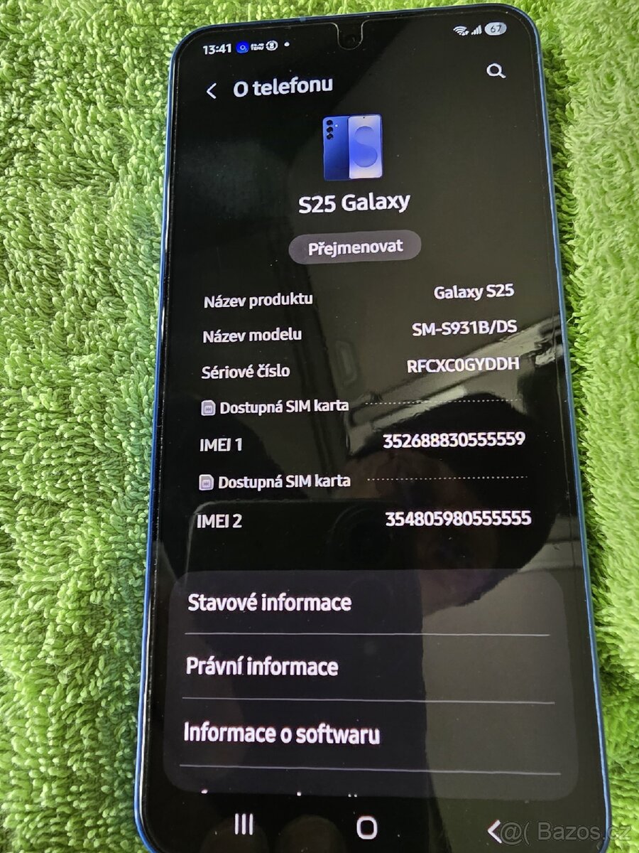 Samsung Galaxy S25 blue - 3