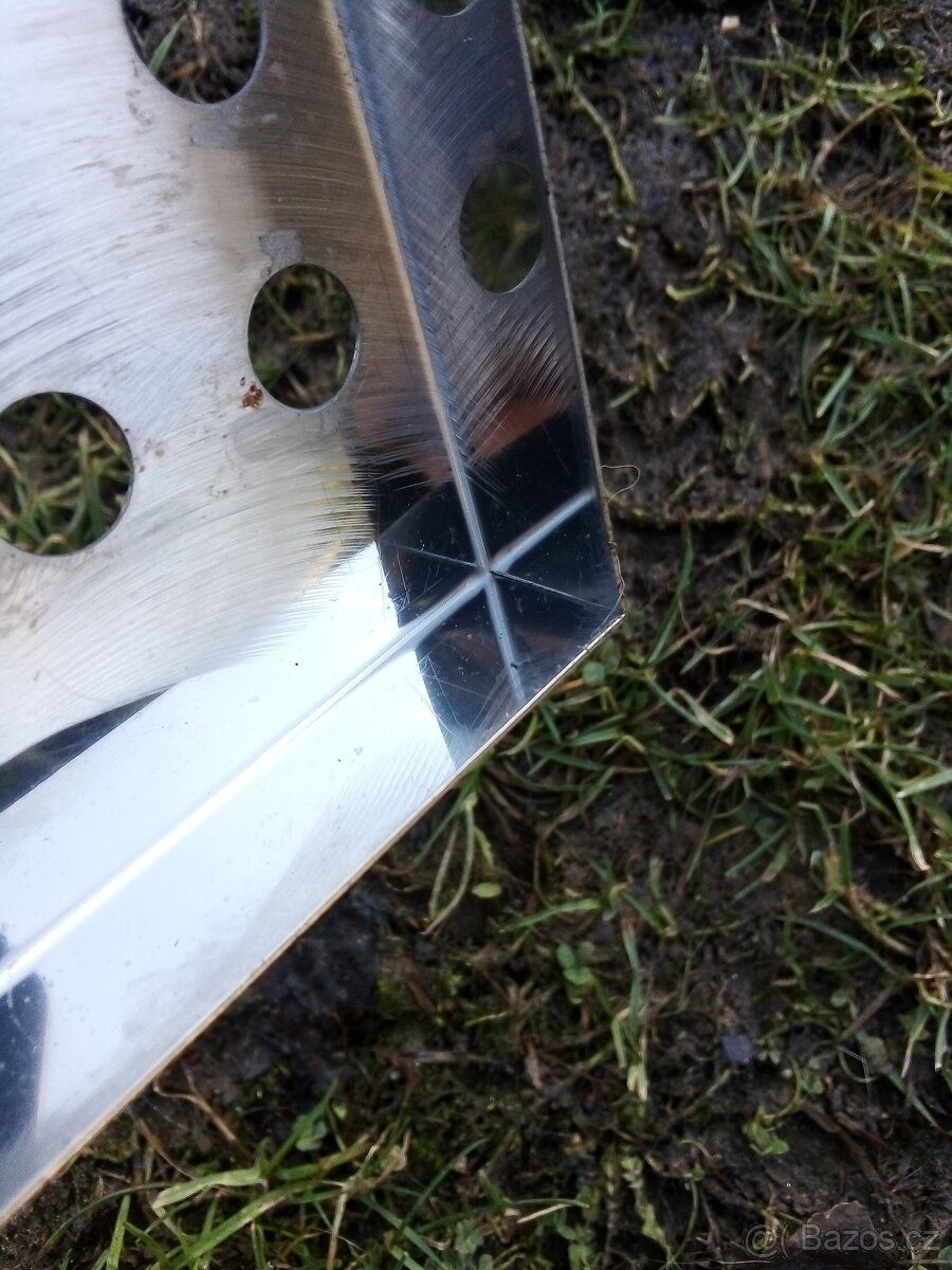 Ventilační mříž nerez INOX 377x268x20mm 2 kusy - 3