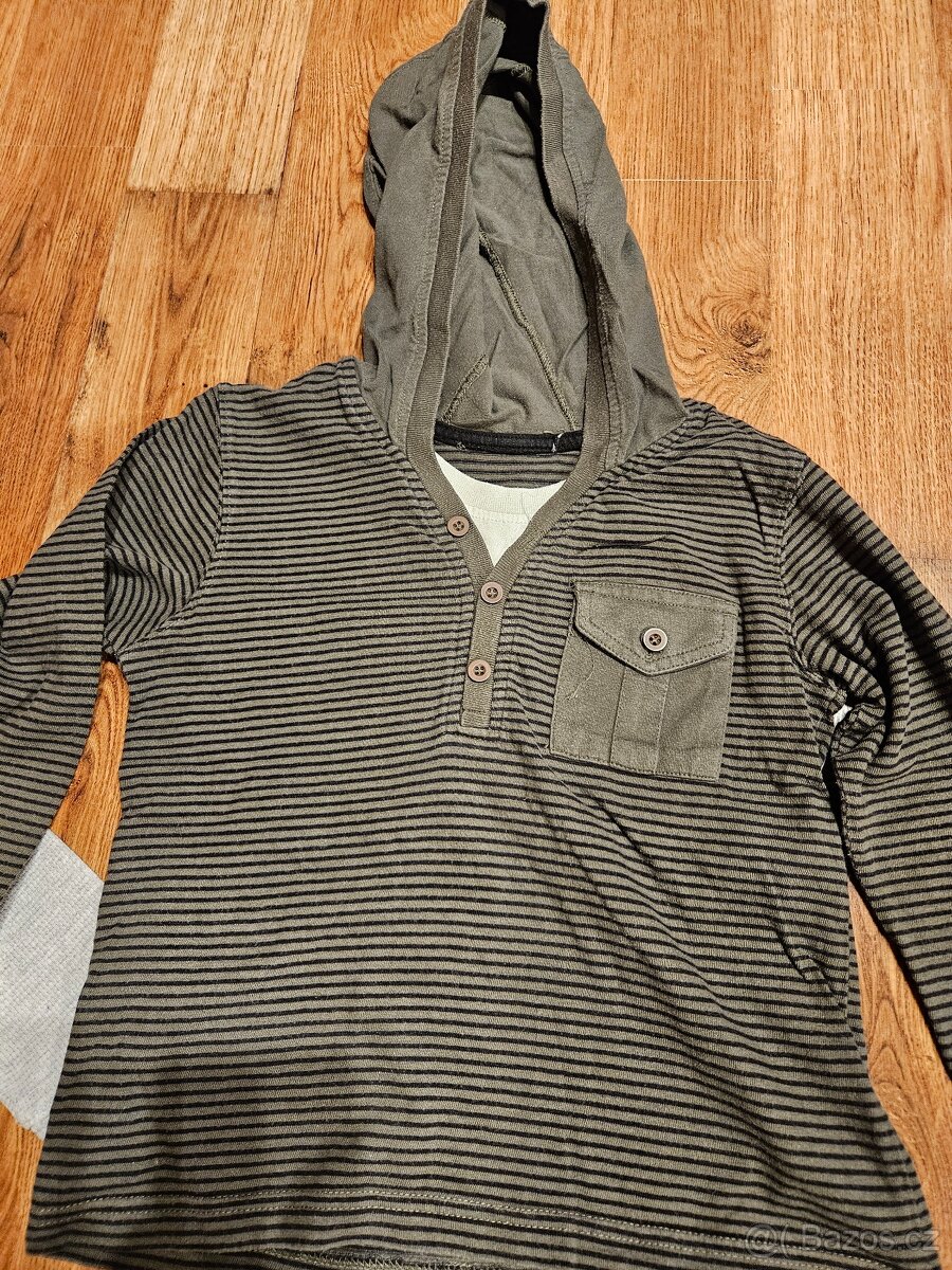 Tričko s dlouhým rukávem 4-6 let, 3 ks - 3