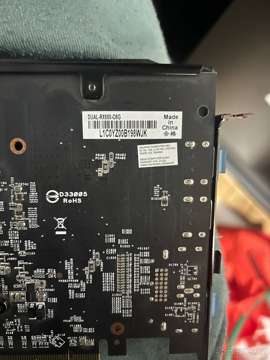 Prodám grafickou kartu ASUS Radeon RX 580 8GB - 3
