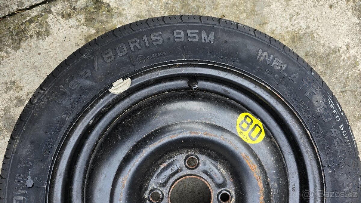Nahradni kolo 125/80r15 - 3