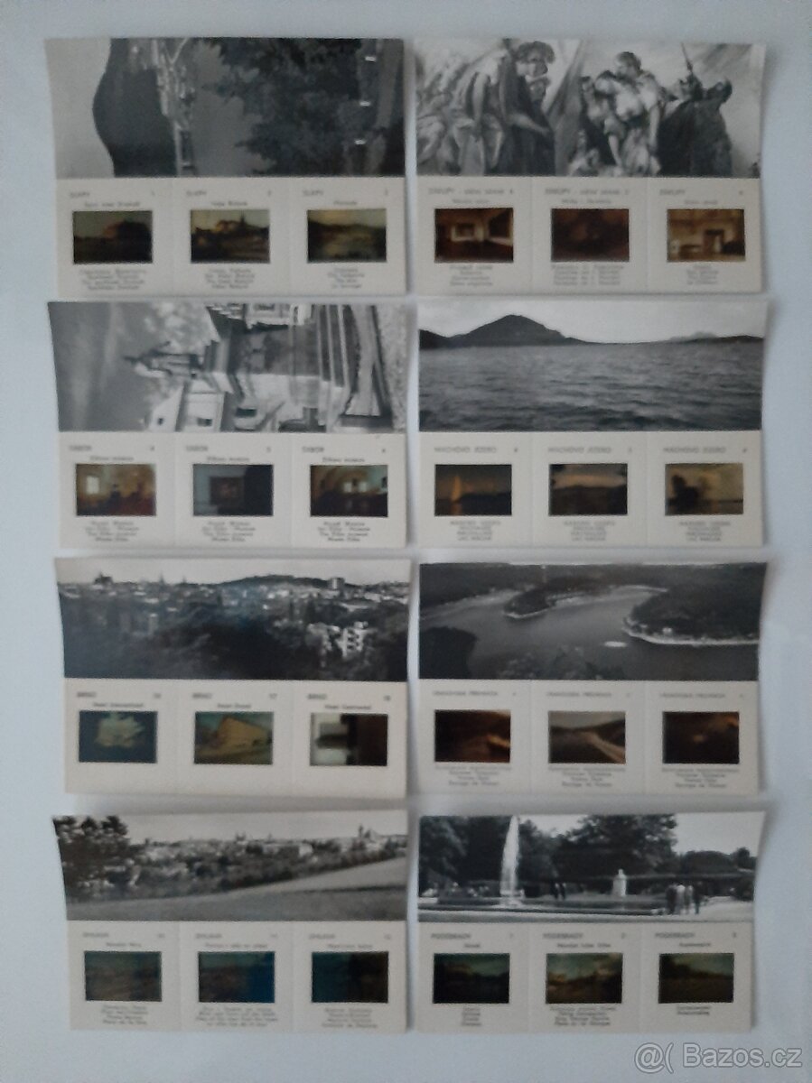 POHLEDNICE s diapozitívem ČSSR nepopsané - 3