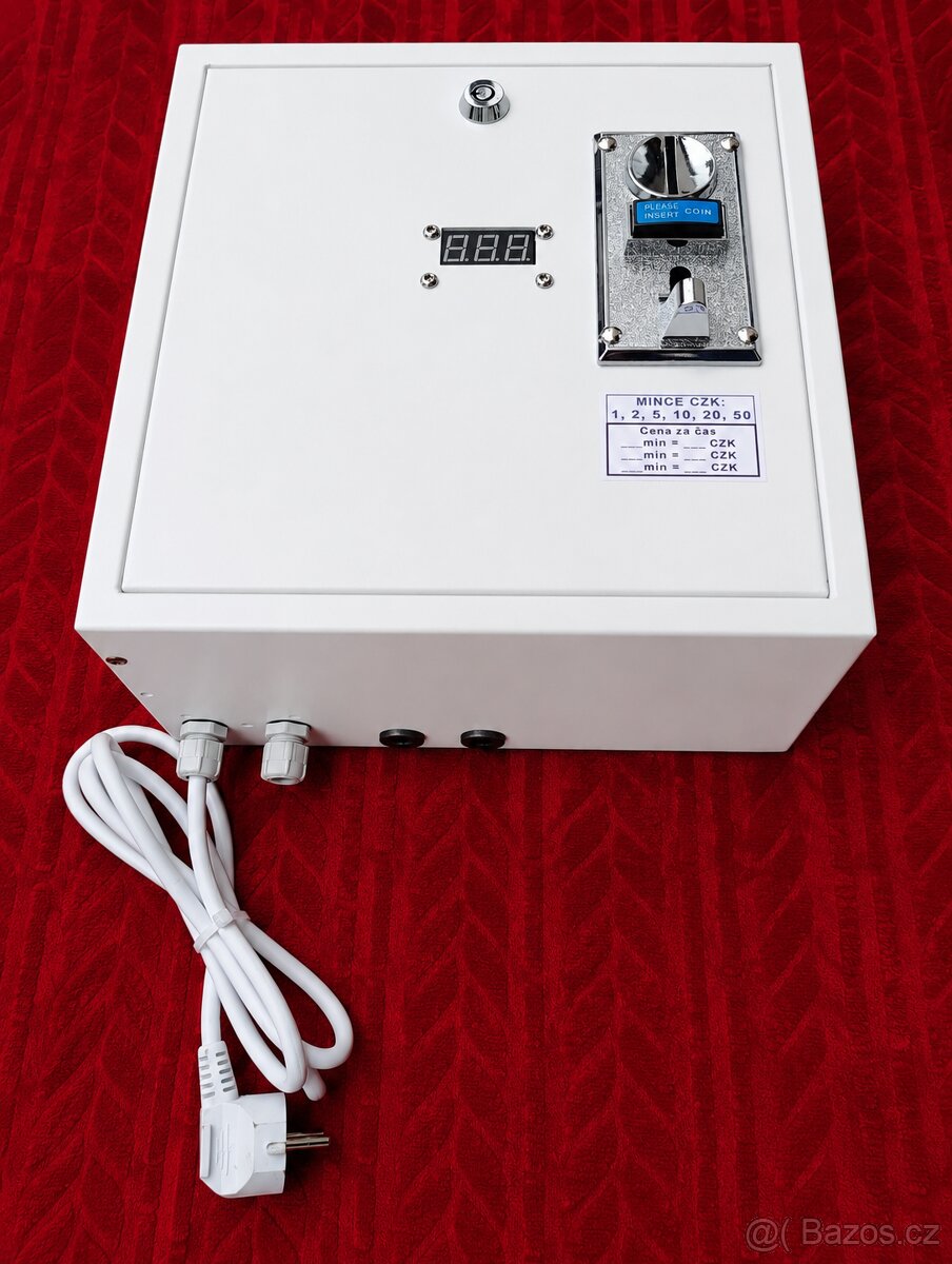 Timer box - Mincovnik pro pračku , časový spínač na mince - 3