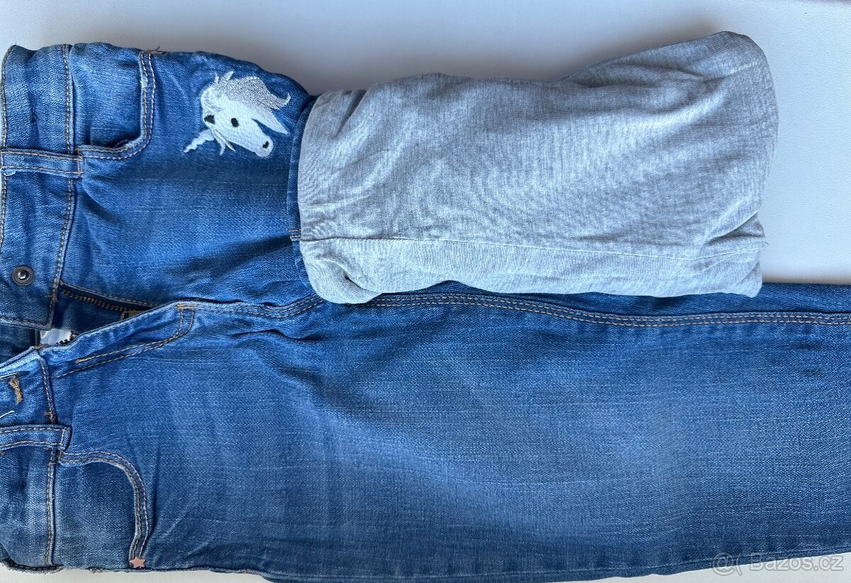 Džíny dětské, zateplené zn. Palomino vel. 6/116 - 3