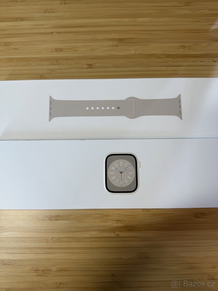 Apple Watch Series 8 – Starlight – 41 mm NEROZBALENÉ - 3