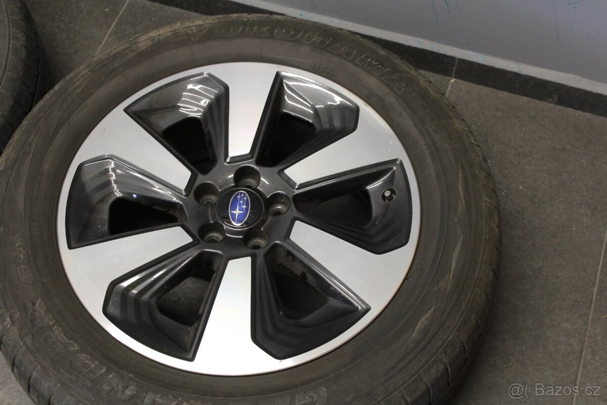 AS449 Alu sada Subaru 5x100 17" 225/60/17 TPMS - 3