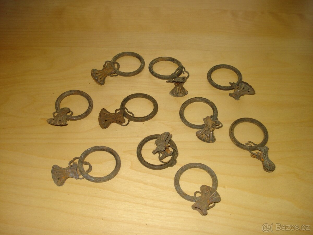 Staré mosazné kroužky - 3