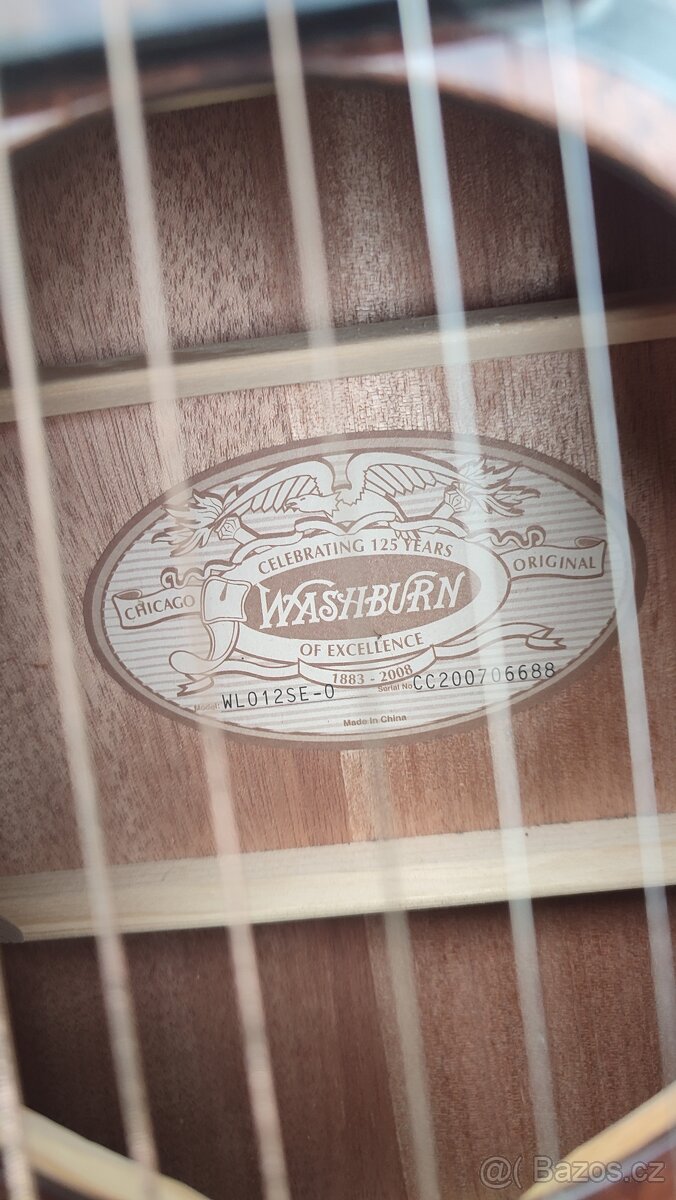 Elektroakustická kytara Washburn Woodline O12SE - 3