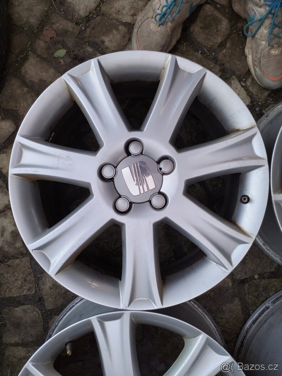 SEAT ALHAMBRA LEON original al. disky 5x112 R17 - 3