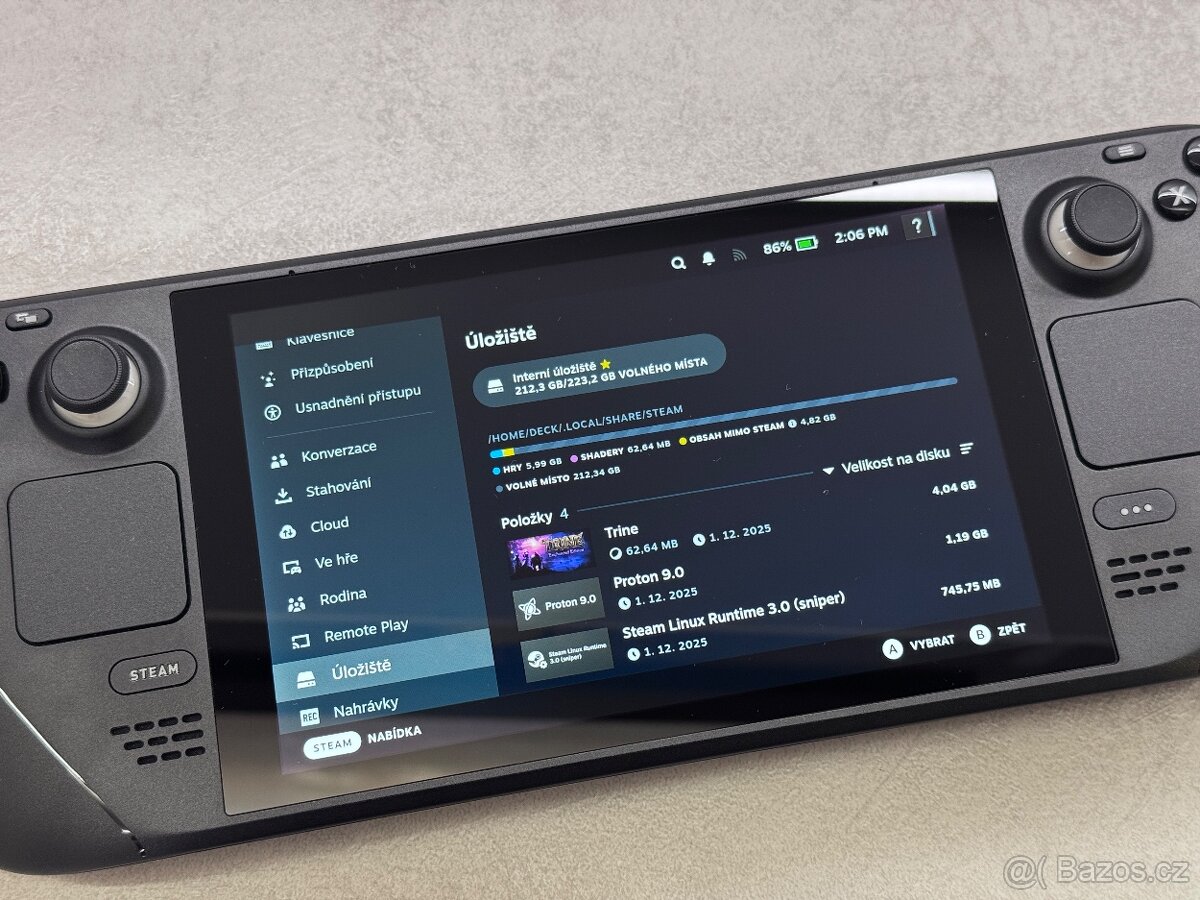 Steam DECK LCD 256GB - TOP STAV - 3