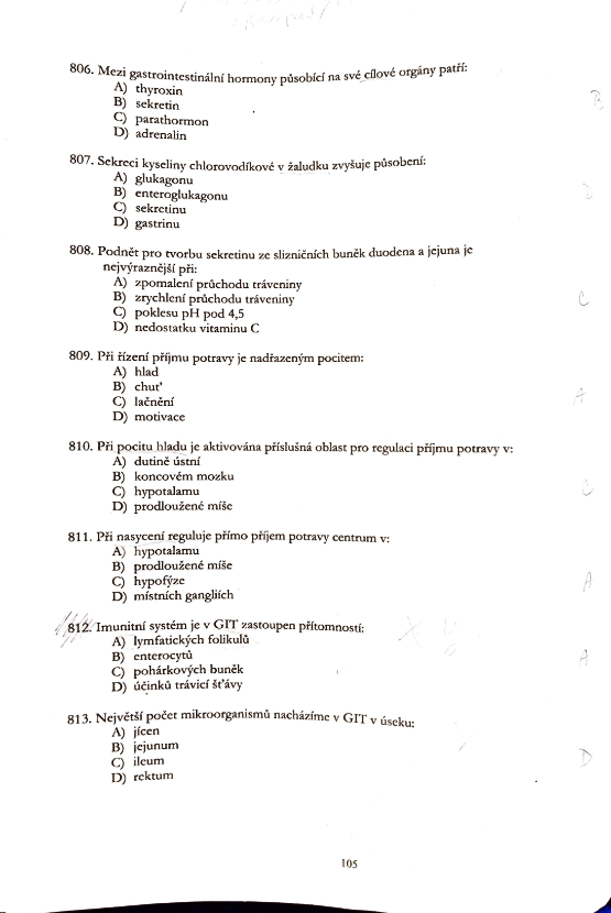 Soubor otázek na Farmaceutickou fakultu Hradec Králové - 3