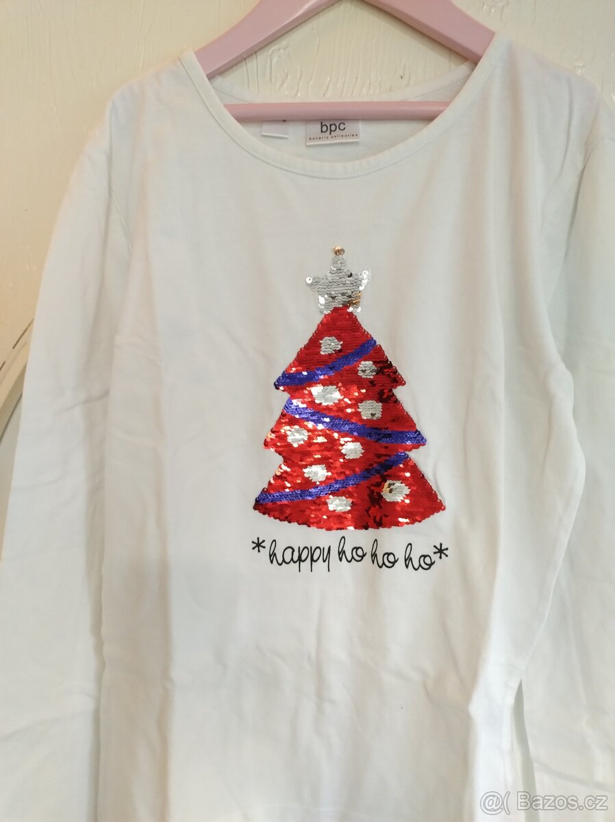 Vánoční triko vel. 152/158 Bonprix - 3