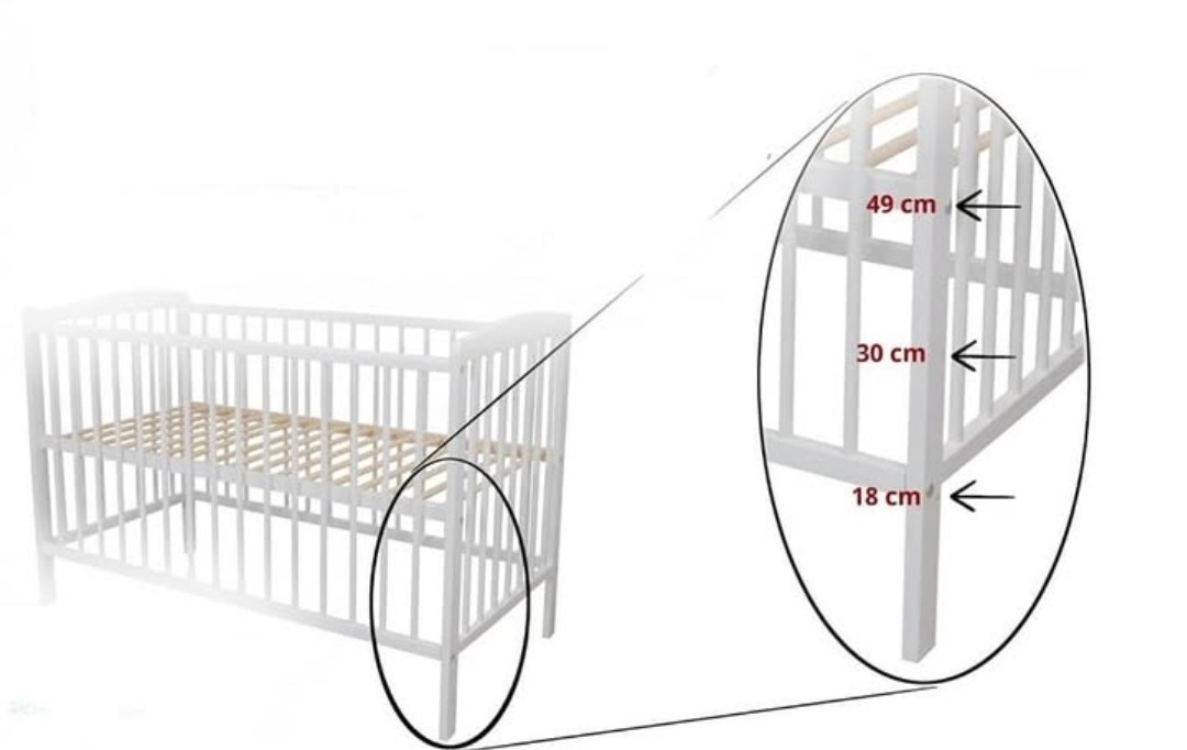 Detska postel 120x60cm vcetne matrace - 3