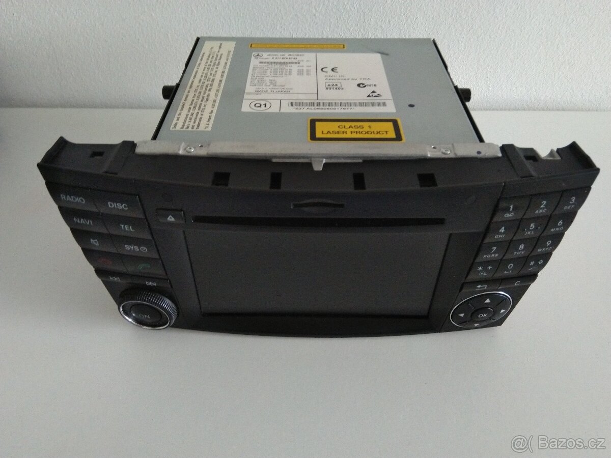 Rádio Comand na Mercedes Benz - E , w211 Facelift - 3