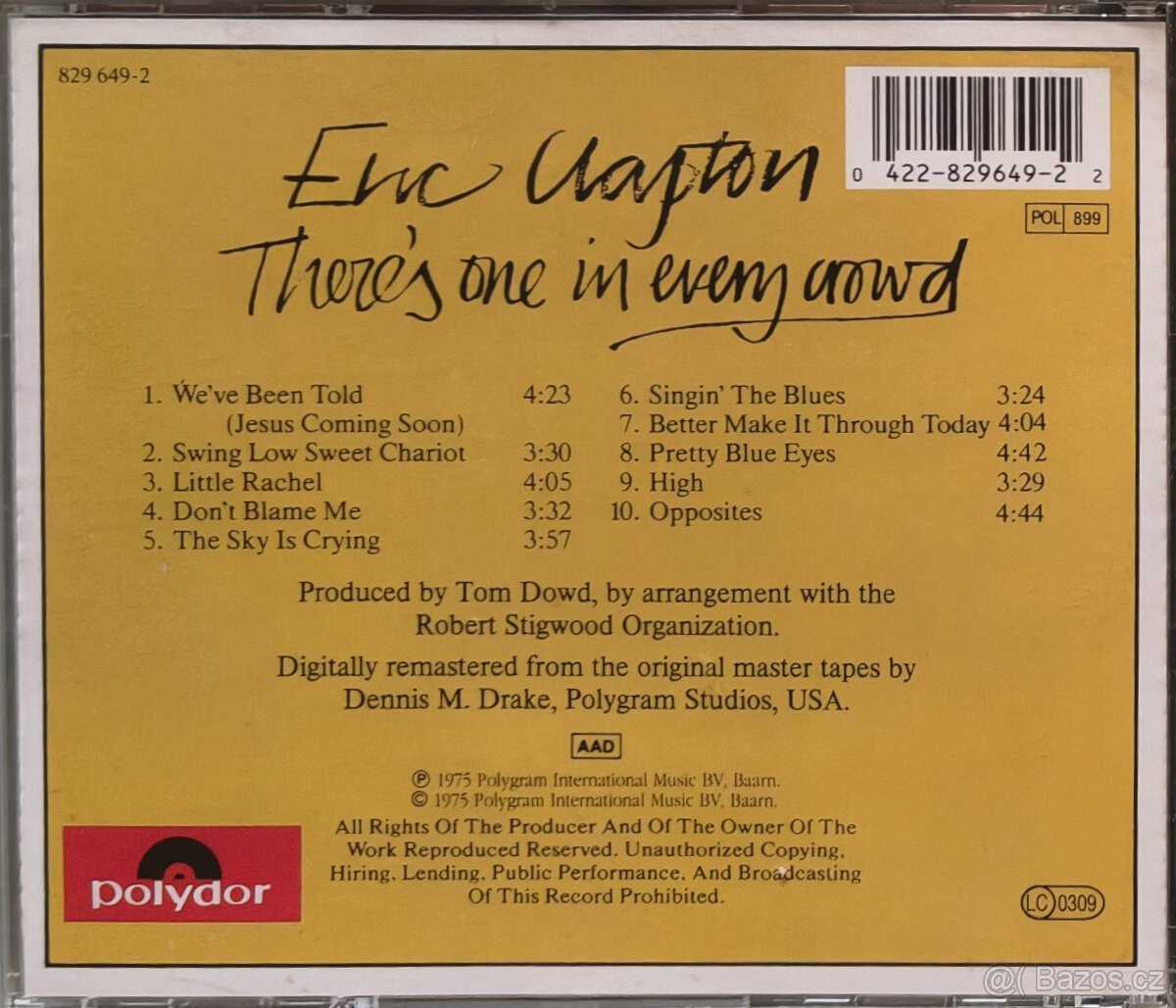 CD Eric Clapton: There's One In Every Crowd - 3