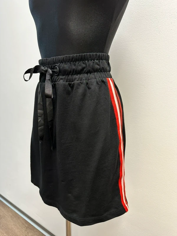 Černá bavlněná sukně - 3