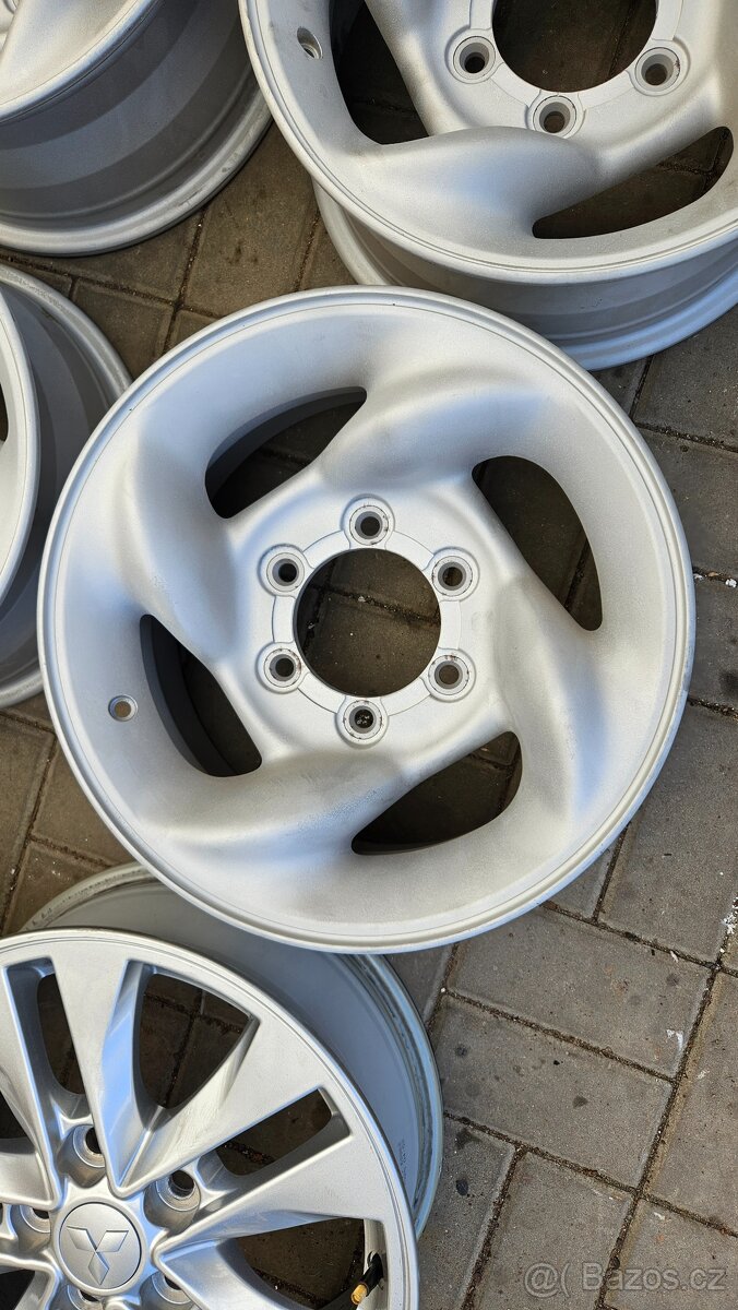 Opískované Alu Disky 6x139.7 R15 - 3