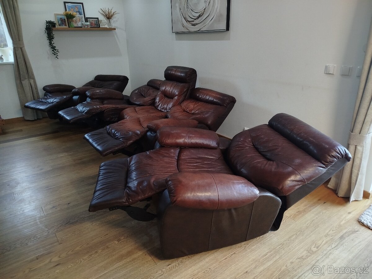 Kožená sedací souprava - 3