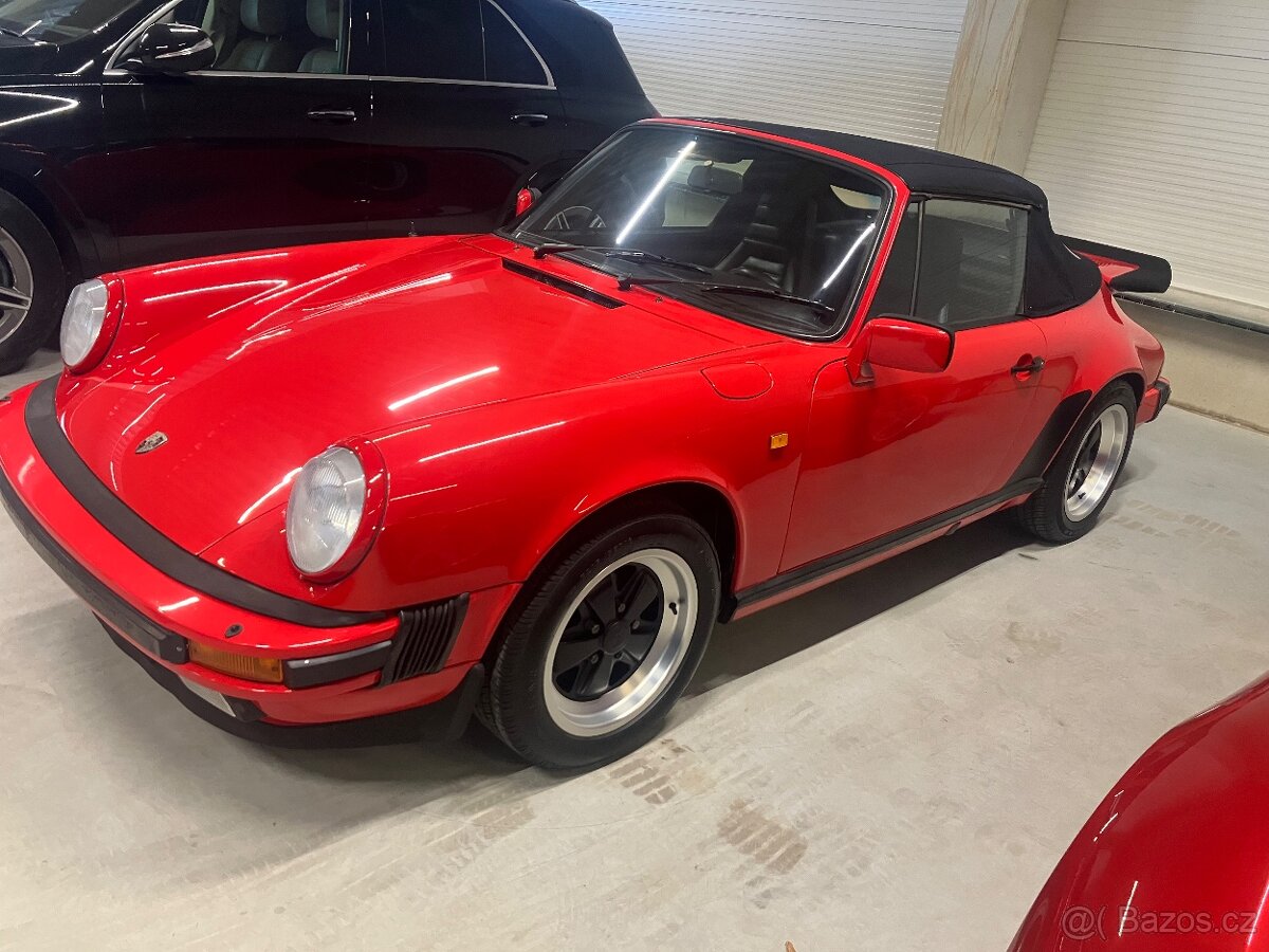 Porsche 911 Carrera 3,2 první cabrio rok 9/83 - 3