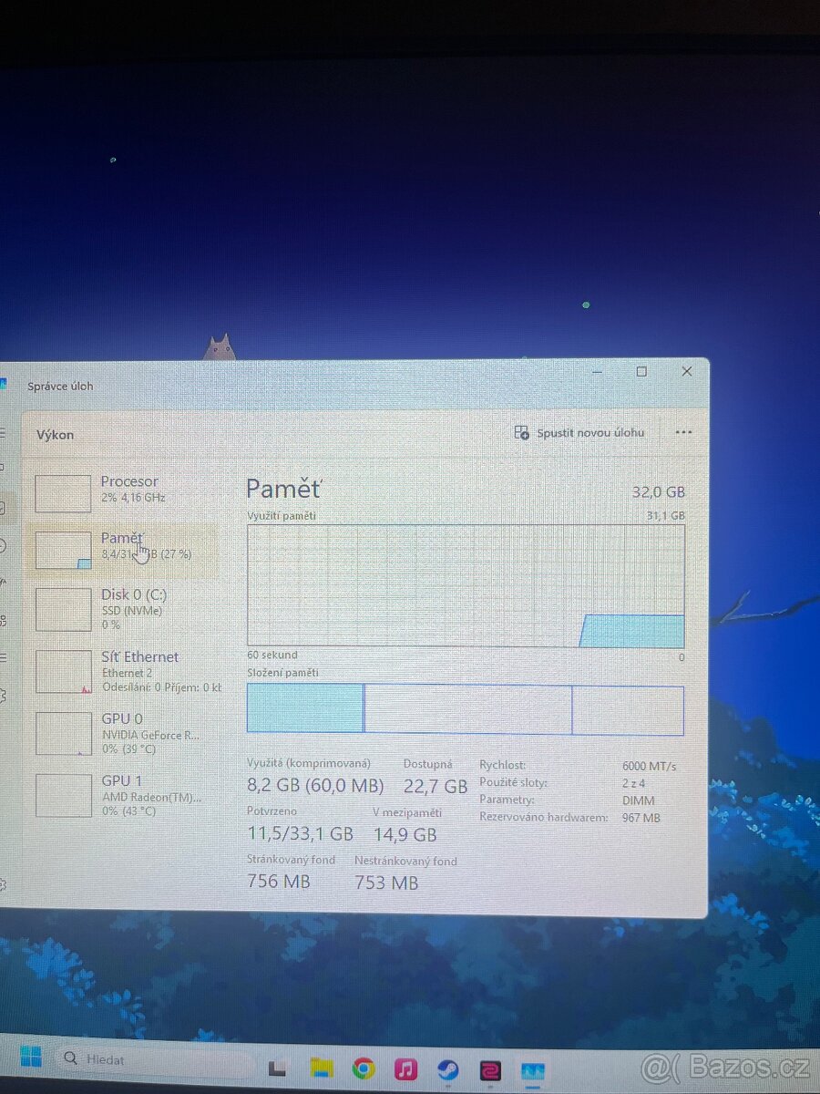 Herní PC- RTX 5070, AMD Ryzen 7 9800x3D - 3
