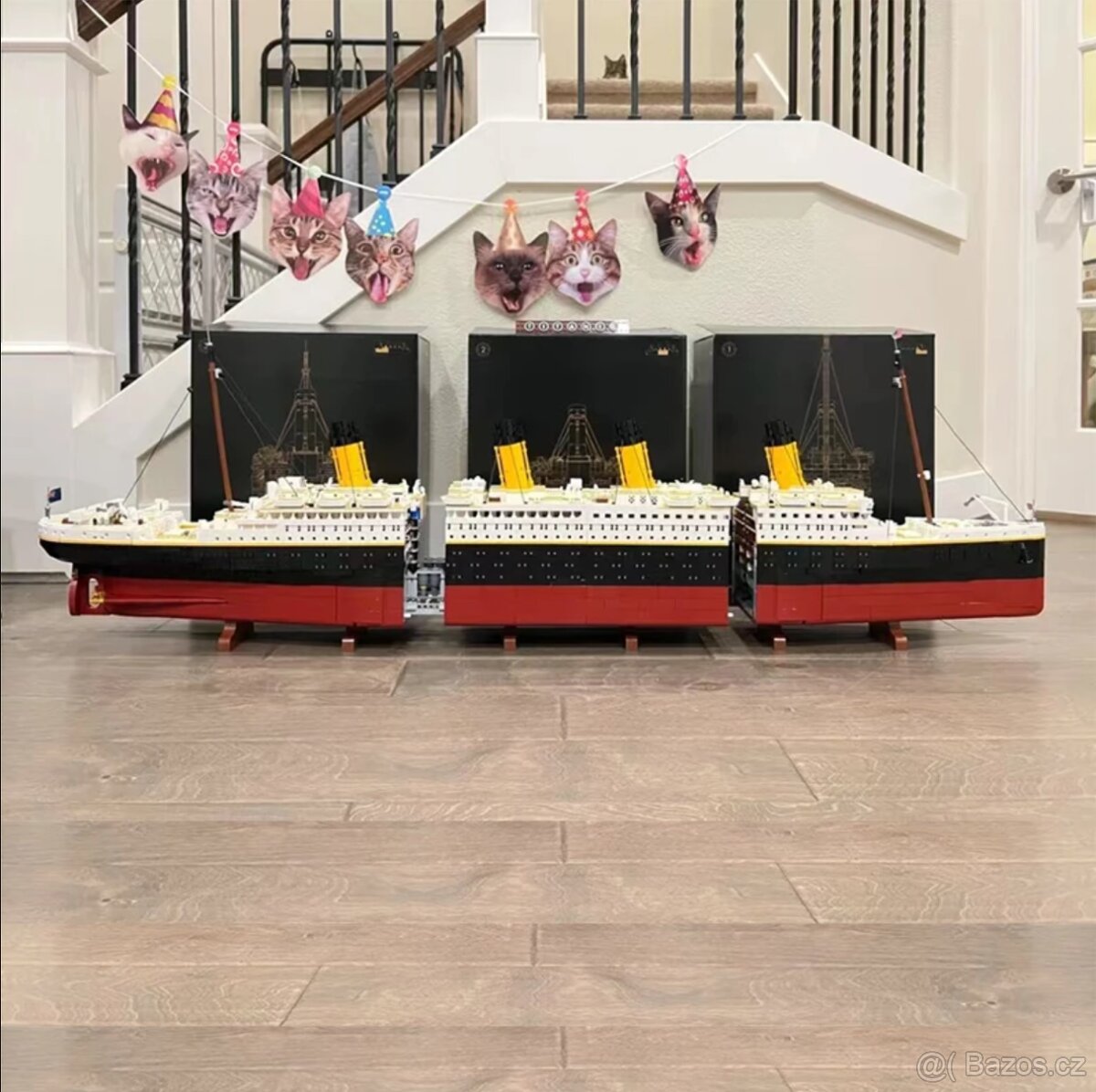 Stavebnica TITANIC + EIFFEL TOWER - nové, nehrané - typ lego - 3