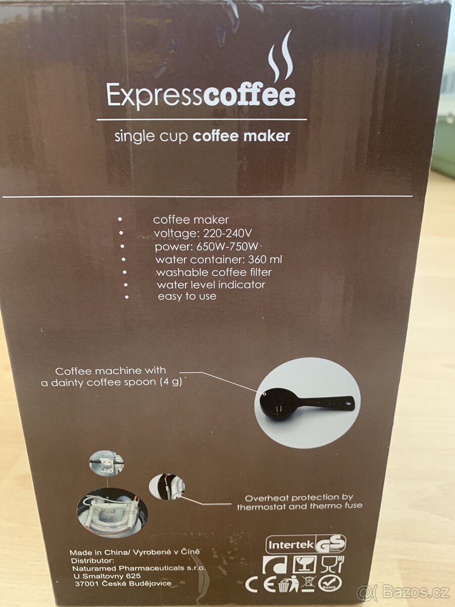 Kávovar - překapávaná, espresso NOVÝ - 3