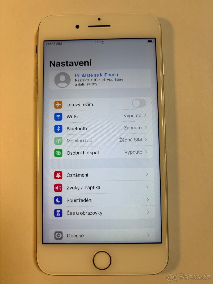 Apple iPhone 8 plus 64gb kondice baterie 100% s kabelem iOs - 3