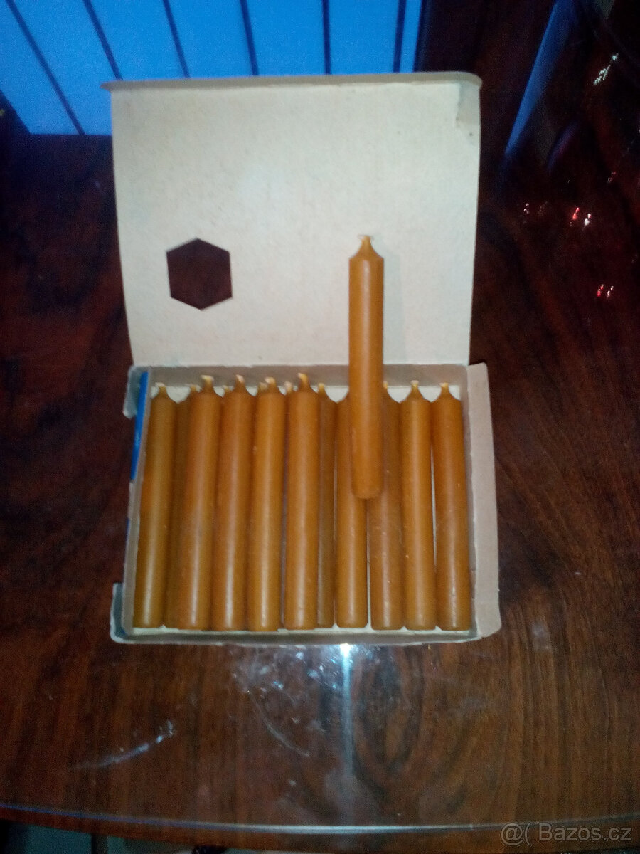 RETRO vánoční ozdoby-lamety,věnečky,svíčky,atd... - 3