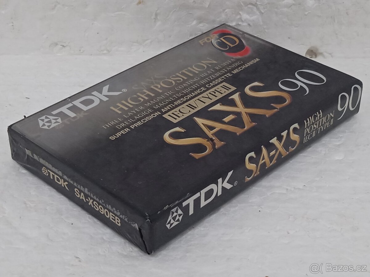 TDK SA-XS90 SA-XS90EB CHROM Retro Audiokazeta - 3