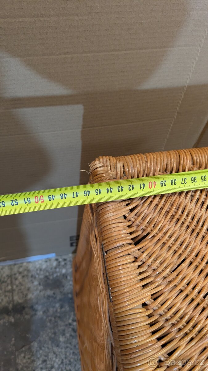 Prádelní koš z ratanu - 3