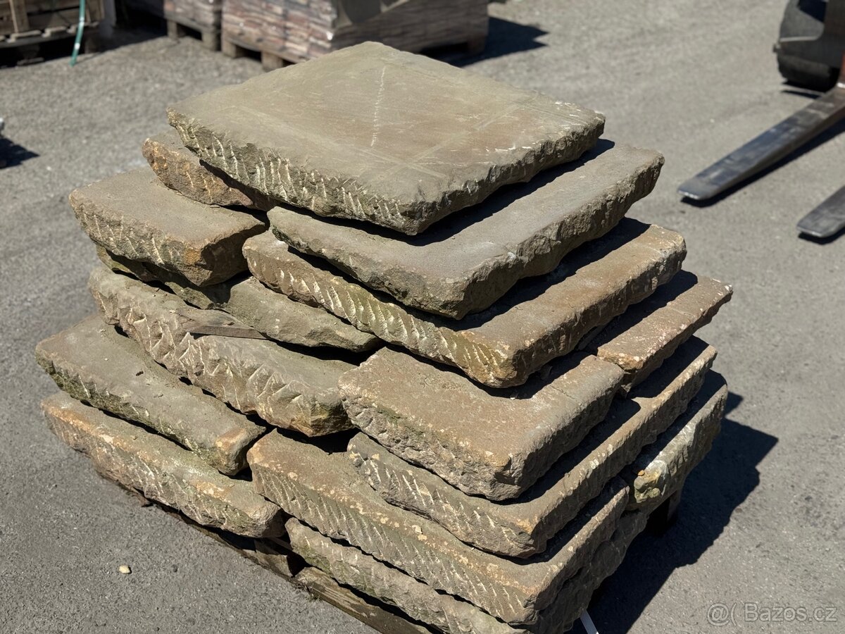 Pískovcová dlažba - 3