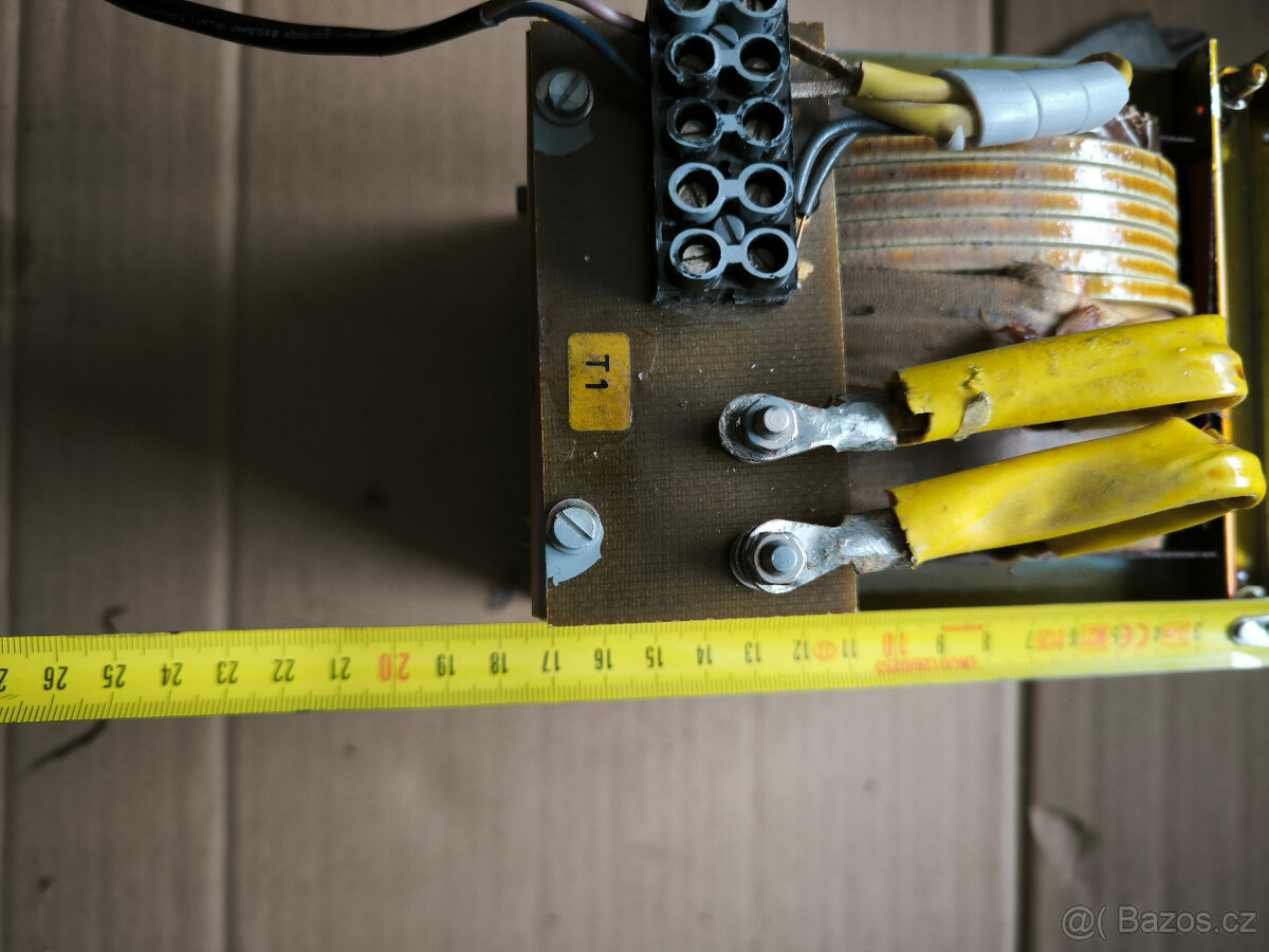 Transformator 230V / 65 V výroba ZSE Modřany - 3