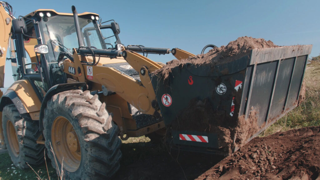 třídící lopata pro traktobágr - 3