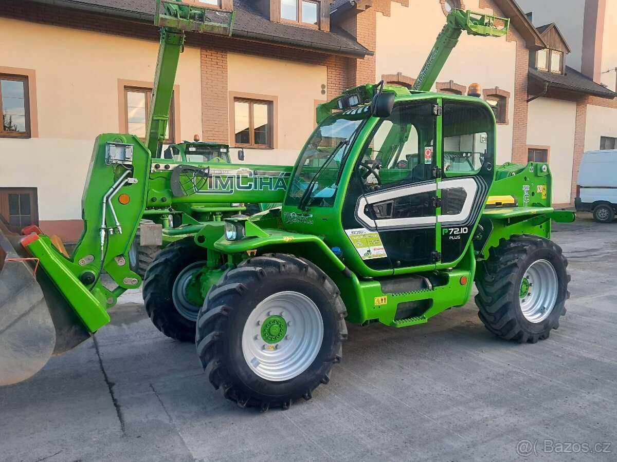 Silný teleskopický manipulátor MERLO P72.10PLUS 7,2t/10M - 3