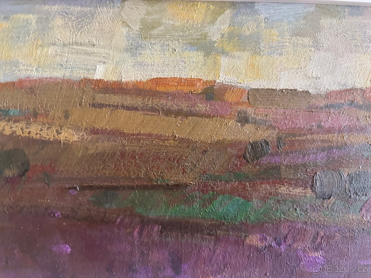 Obraz Jan Sedláček, Podzim, olej 30x50 - 3