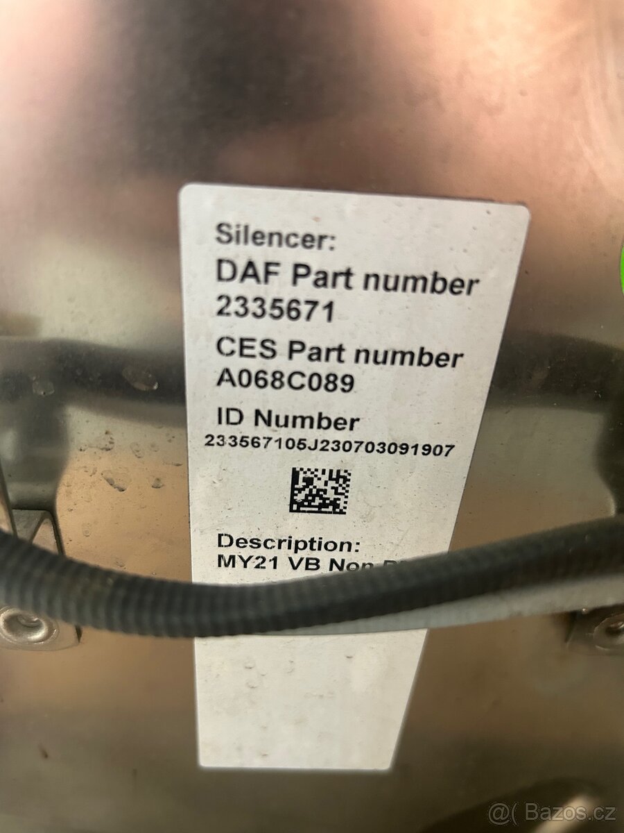 DPF Katalyzátor DAF XG ORIGINÁL 2335671 - A068C089 - 3