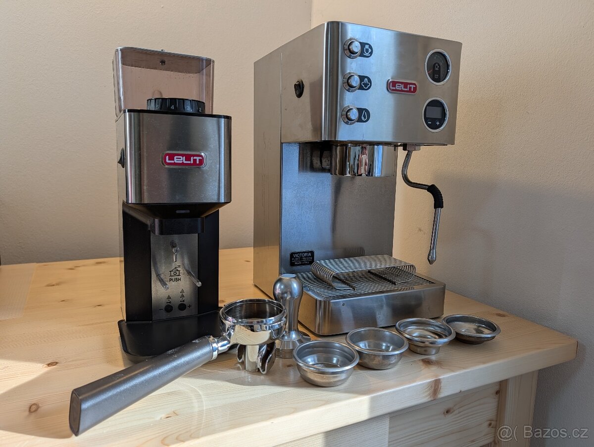 Kávovar Lelit Victoria PL91T a mlýnek Lelit William PL71 - 3